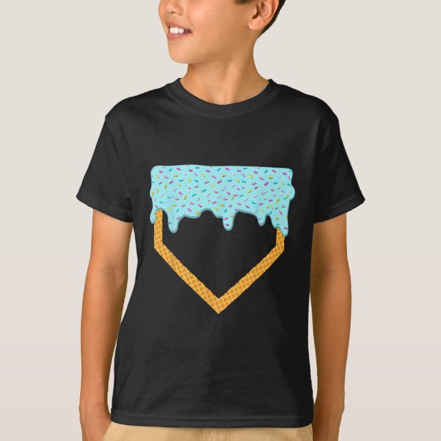 Verkaufen Sie Tropfen Boys Zuhause Plättchen Eiscr T-Shirt (Vorderseite)