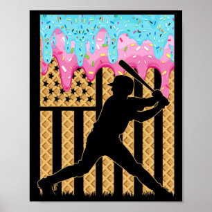Verkaufen Sie Tropfen T Boy Girls Drilling Ice Cre Poster