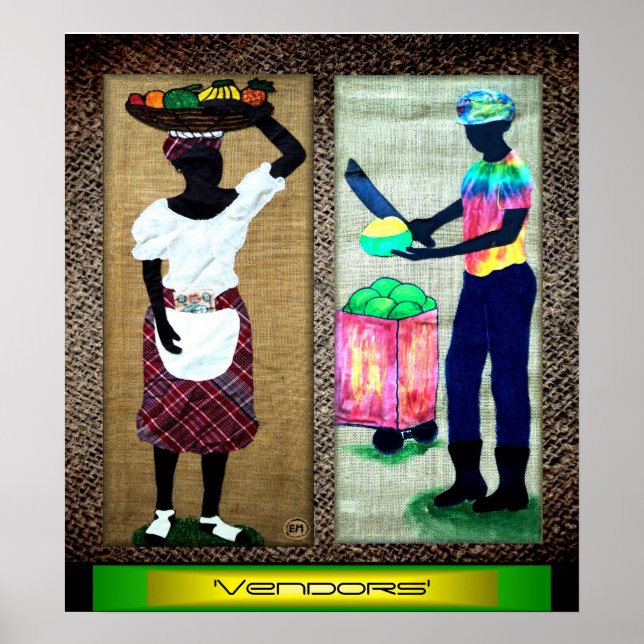 "Verkäufer" Poster (Vorne)