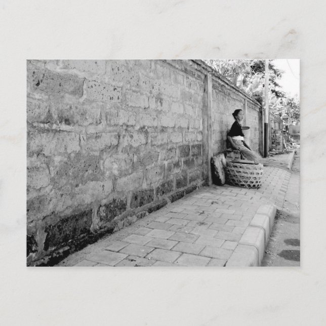 Verkäufer Postkarte (Vorderseite)