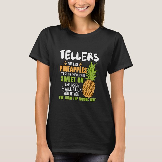 Verkäufer sind wie Ananas. T-Shirt (Vorderseite)