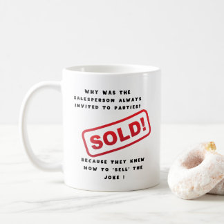 Verkäufer, Verkäufer Funny Sprichwort Kaffeetasse