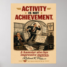 Verkaufsaktivitäts-Motivationsposter | Roland K. V