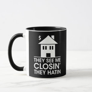 Verkaufserfolg, Sie sehen mich beim Abschluss Real Tasse