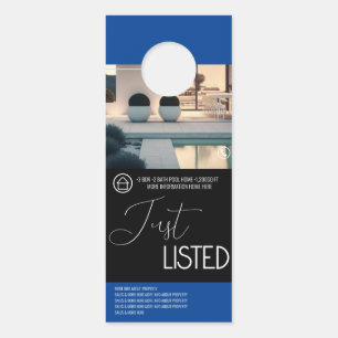 Verkaufshaus inseriert Leasing-Geschäftsflyer Türanhänger