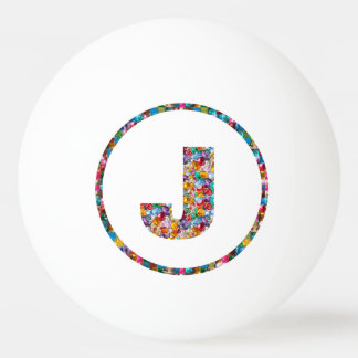 VERKAUFSPREIS-ALPHABET-KUNST JJJ 3* Klingeln Pong Tischtennisball