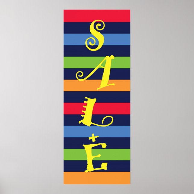 Verkaufsspeicherbanner Poster (Vorne)