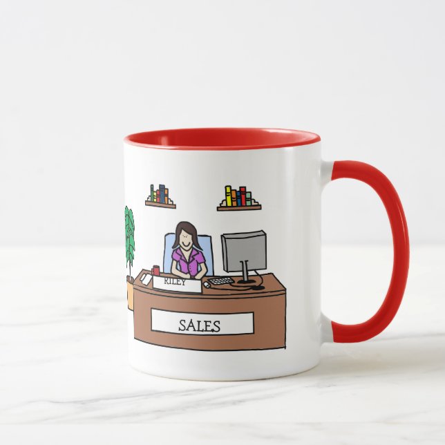 Verkaufsteamgeschenk - kundengerechte tasse (Rechts)