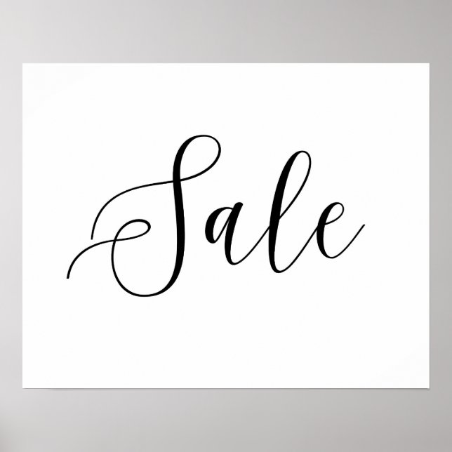 Verkaufszeichen, Boutique-Verkaufspopster, Einzelh Poster (Vorne)