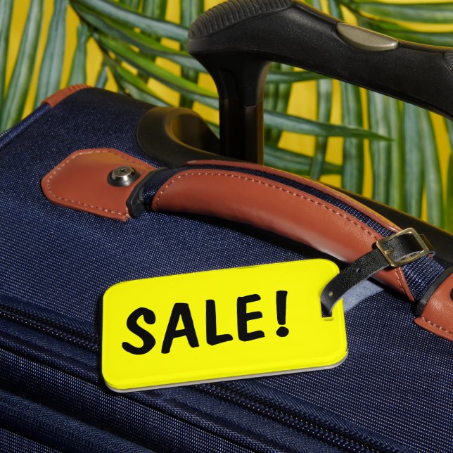 Verkaufszeichen-Gepäckanhänger für Tasche und Gepäckanhänger (Vorderseite Insitu 3)