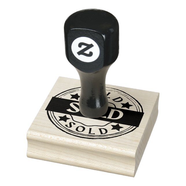 VERKAUFT GUMMISTEMPEL (Stempel)