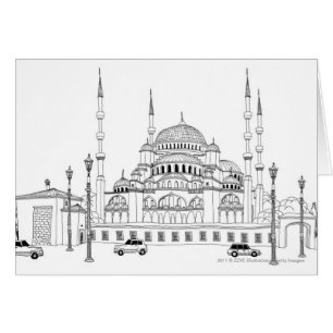 Verkehr durch Moschee