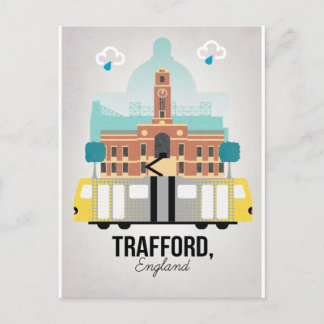 VERKEHR, MANCHESTER POSTKARTE