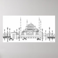 Verkehr mit Moschee