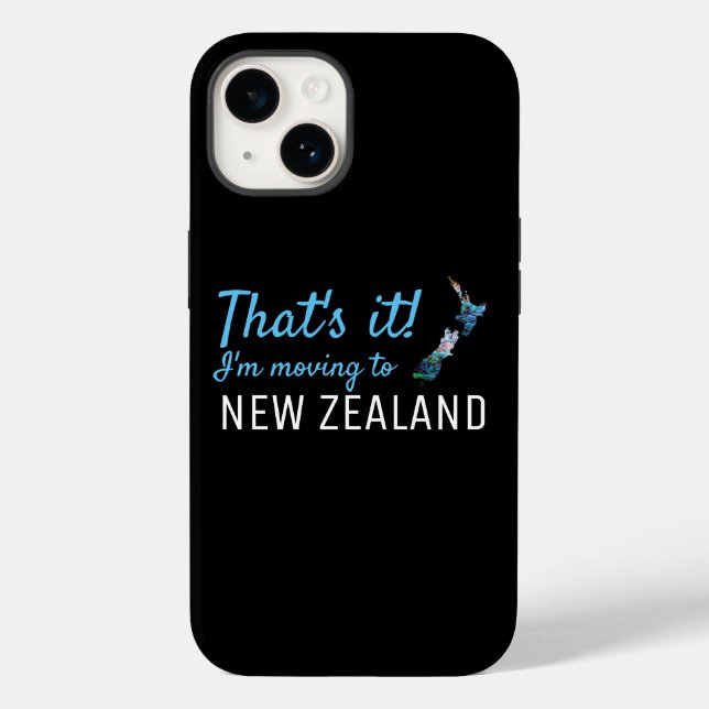 VERKEHR NACH NEUSEELAND - PAUA KUNSTBAR Case-Mate iPhone 14 HÜLLE (Rückseite)