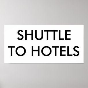 VERKEHR ZU HOTELS POSTER