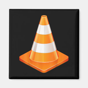 Verkehrskegel Halloween Kostüm Magnet