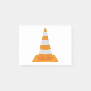 Verkehrskegel Post-it Klebezettel