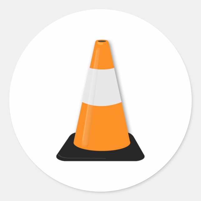 Verkehrsknoten Runder Aufkleber (Vorderseite)