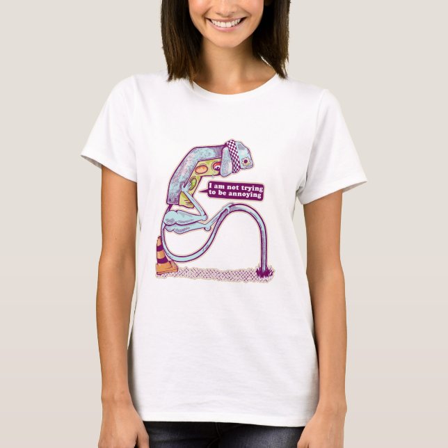 Verkehrsleichter sieht traurig aus T-Shirt (Vorderseite)