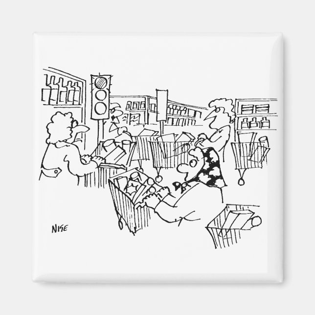 Verkehrsmanagementbeleuchtung in einem Supermarkt Magnet (Vorne)