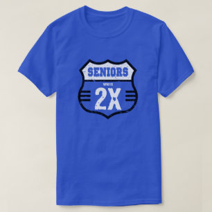 Verkehrsschild für Not leidende Senioren T-Shirt