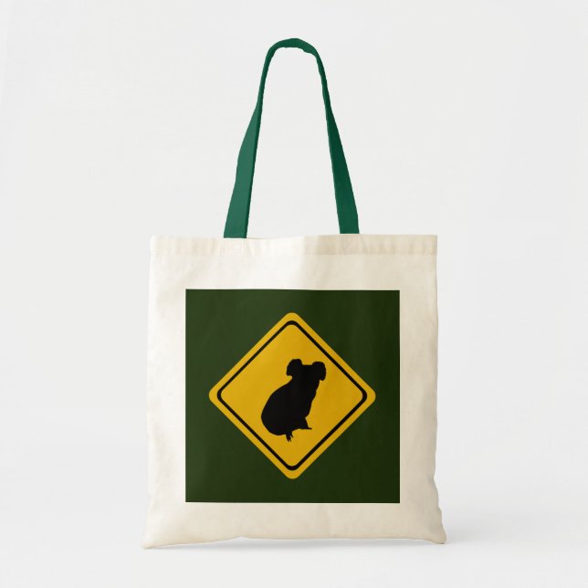 Verkehrsschild Koala Tragetasche (Vorne)