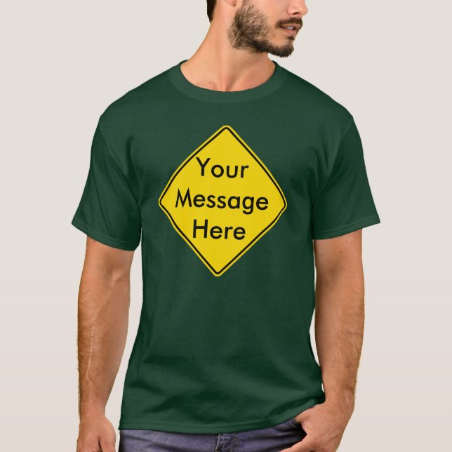 Verkehrsschild T-Shirt (Vorderseite)