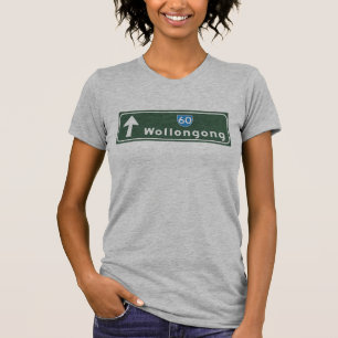 Verkehrsschild Wollongong, Australien T-Shirt