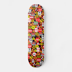 Verkehrsschilder Skateboard