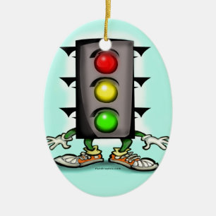Verkehrsvergnügen Keramikornament