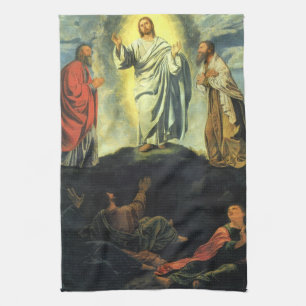 Verklärung Christi von Giovanni Girolamo Savoldo Geschirrtuch