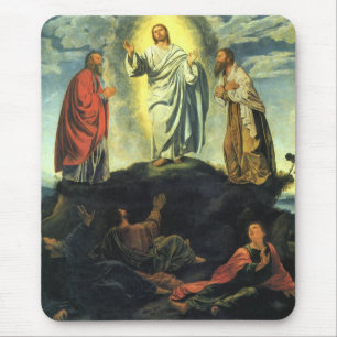 Verklärung Christi von Giovanni Girolamo Savoldo Mousepad