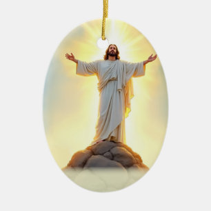 Verklärung des Herrn Gottes Friedenssegens Keramik Ornament