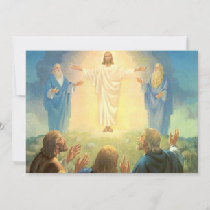 Verklärung Jesu Christi, Vintage-Religion Einladung