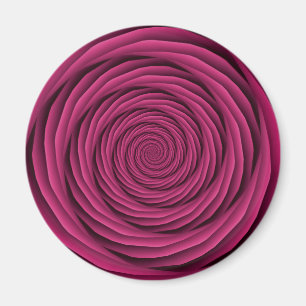 Verkleidete Kabel in rosa Farbe Magnet
