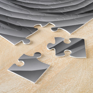 Verkleidete Kabel in Schwarz-Weiß-Puzzle