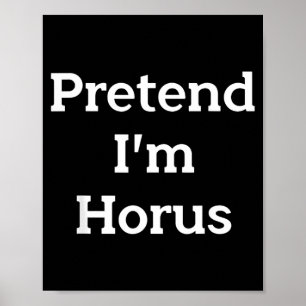 Verkleidung als Horus Kostüm Ägyptischer Gott Lust Poster