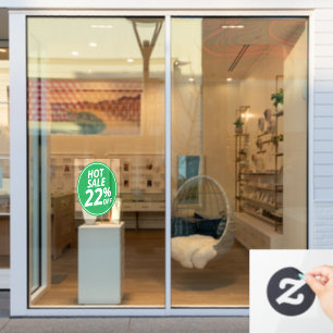 Verkleidung von Discount-Schaufenstern Fensteraufkleber