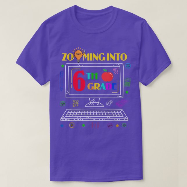 Verkleinerung in 6. Klasse zurück in Virtual Onli  T-Shirt (Design vorne)