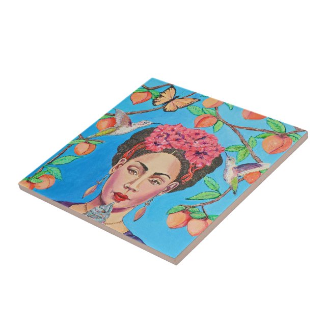 Verkohlte Eis-Fliese Fliese (Seite)