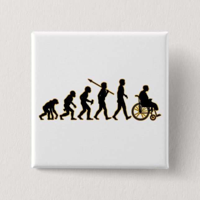 Verkrüppelt Button (Vorderseite)