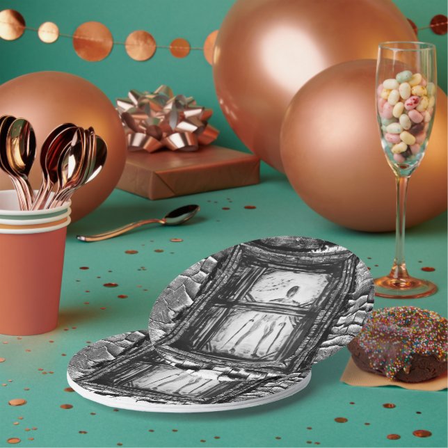 verkrüppelter Mann Pappteller (Multi)