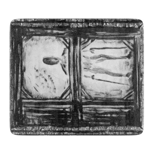 verkrüppelter Mann Schneidebrett (Vorderseite)