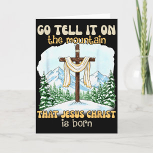 Verkünd es vom Berg, dass Jesus Christus geboren i Karte