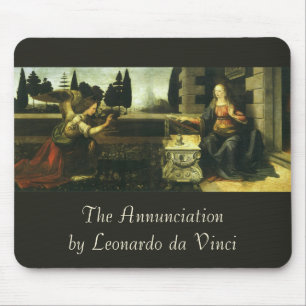 Verkündigung des Herrn von Leonardo da Vinci Mousepad