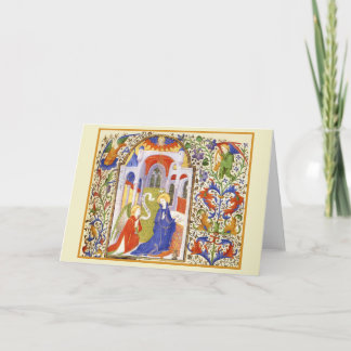 Verkündigung mittelalterliche Illumination