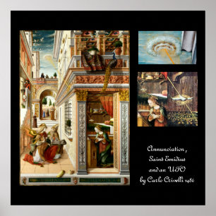 Verkündigung, Saint Emidius und ein UFO Poster