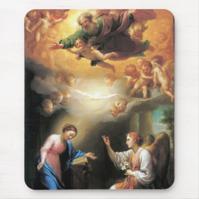 Verkündigung von Anton Raphael Mengs Mousepad (Vorne)