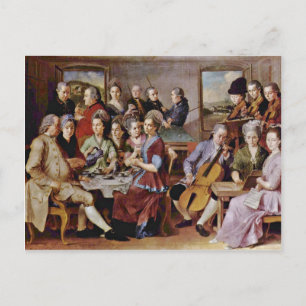 Verkündigung  von Pontormo Jacopo Postkarte